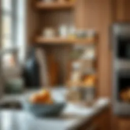 Stylish roll spice rack featuring modern design