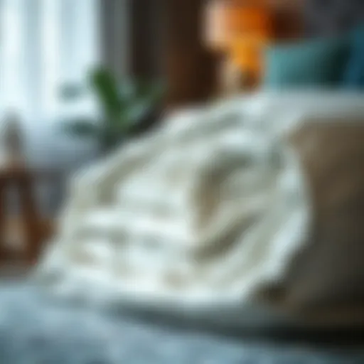 Close-up of Rolled Queen Size Mattress Close-up view of a queen size mattress rolled for shipping