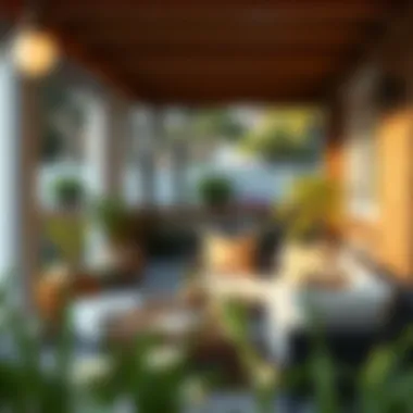 A Well-Designed Patio Featuring Stylish Cushions A well-designed patio featuring stylish cushions