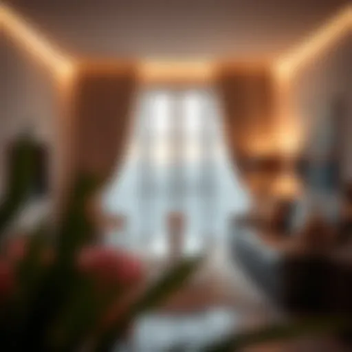 Aesthetic Appeal of Sun Zero Curtains Elegant Sun Zero curtains accentuating a modern living room