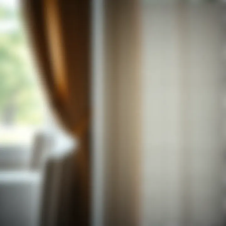 Quality Fabric of Sun Zero Energy Saving Curtains Close-up of Sun Zero fabric showcasing its texture and quality