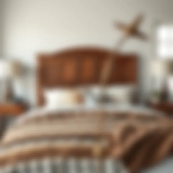 Variety of Finishes for Custom Wooden Headboards Customizable wooden headboard showcasing various finishes