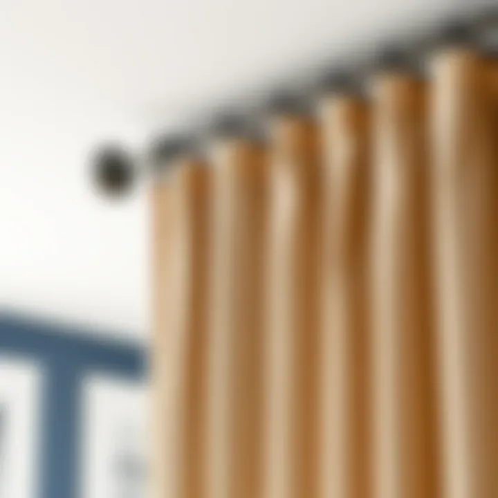 Maintenance Insights for Double Curtain Tracks Detailed view of maintenance tips for curtain tracks