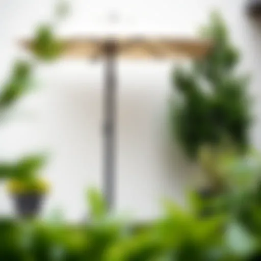 Elegant garden umbrella stand showcasing stylish design