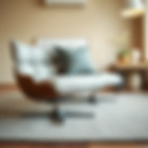 Elegant adjustable metal feet showcased in modern furniture