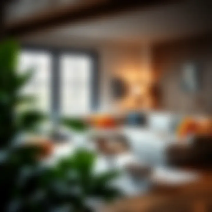 Guest Area with a Comfortable Sleeper Sofa Cozy guest area featuring a 90 inch sleeper sofa