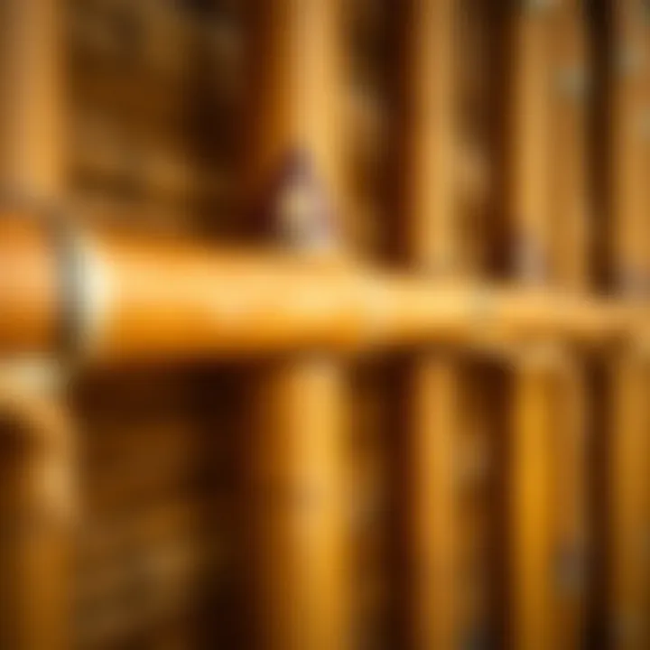 Intricate Bamboo Texture Close-up view of bamboo texture showcasing its natural beauty