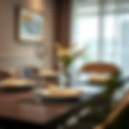 Elegant dining setup featuring extra large plastic placemats