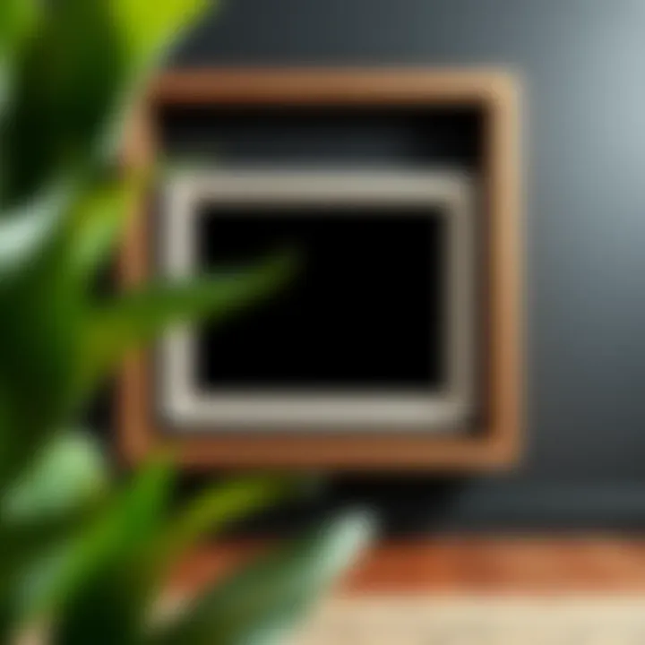 Artistic rendering of various materials used in constructing floating frames