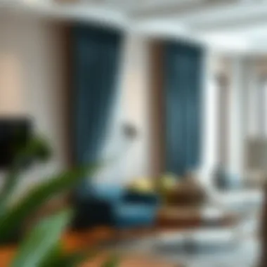 Enhancing Interior Design with Curtain Rings Large curtain rings complementing a stylish room