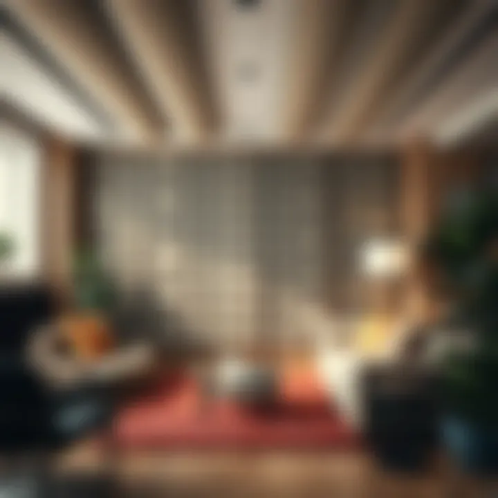 Innovative acoustic treatment using noise foam panels