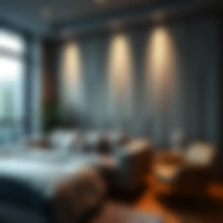 Example of noise foam panels enhancing sound quality