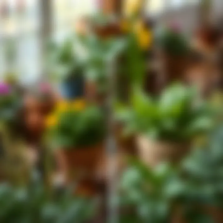 Integrating Self-Watering Technology in Gardens Self-watering stick in a garden setting