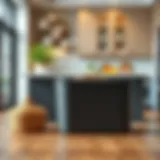 A stylish 55 quart dog food container in a modern kitchen setting