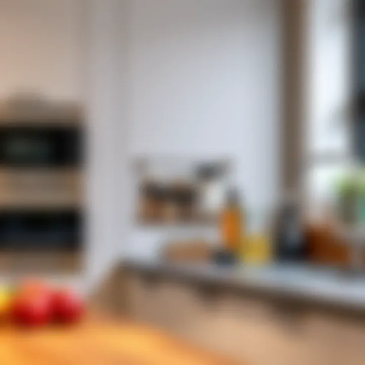 Modern Glass and Metal Spice Rack Modern glass and metal spice rack in a contemporary kitchen